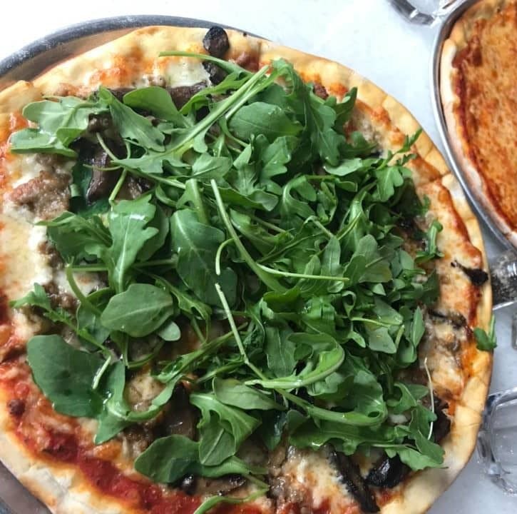 Order Boscaiola Pizza - 12" food online from Capriccio Cafe store, Stamford on bringmethat.com