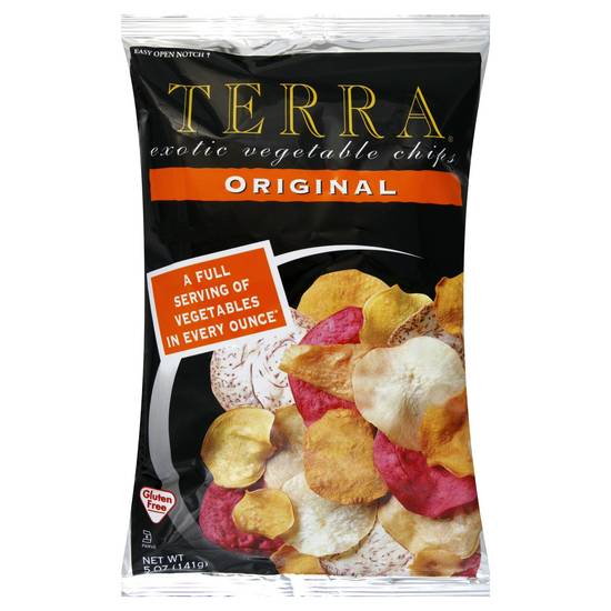 Order Terra Vegetables Chips Exotic Original (5 oz) food online from Rite Aid store, Eugene on bringmethat.com