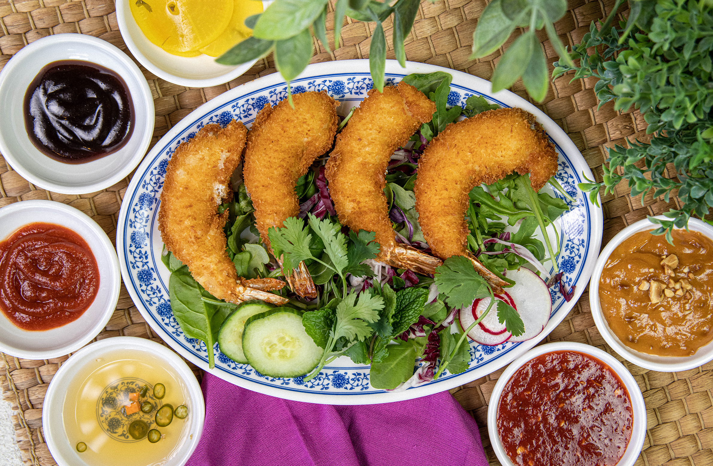 Order A4. Coconut Shrimp Tempura  food online from Pho 420 Saigon store, Palisades Park on bringmethat.com