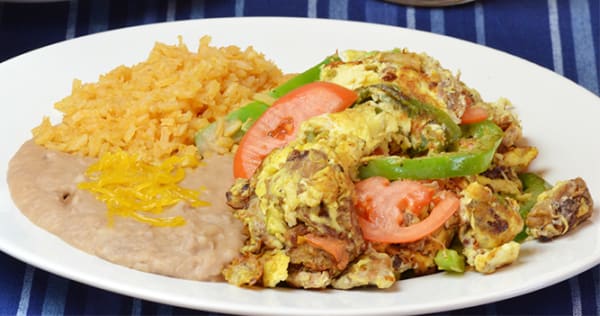 Order 11. Machaca Plate food online from Federico's Mexican Food store, Phoenix on bringmethat.com
