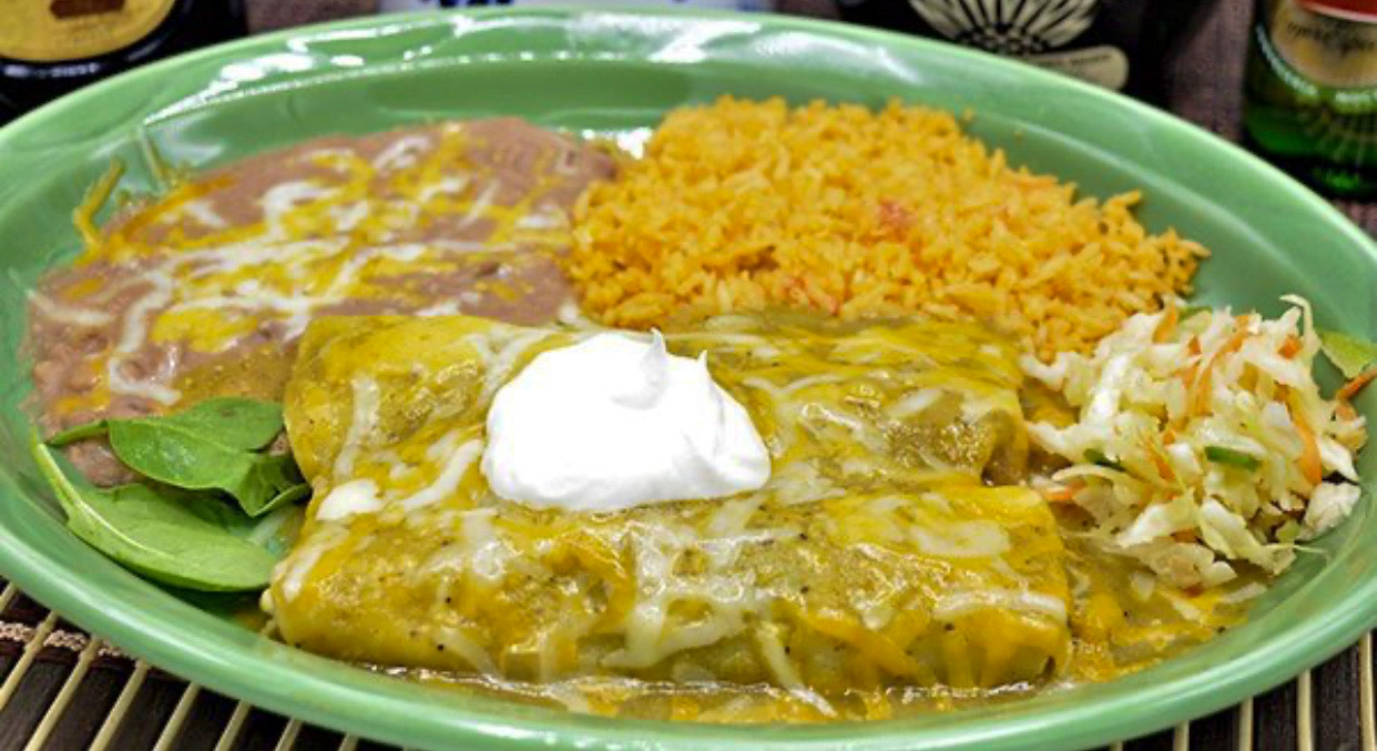 Order Enchiladas Verdes food online from Casa Hacienda Grill store, Gahanna on bringmethat.com