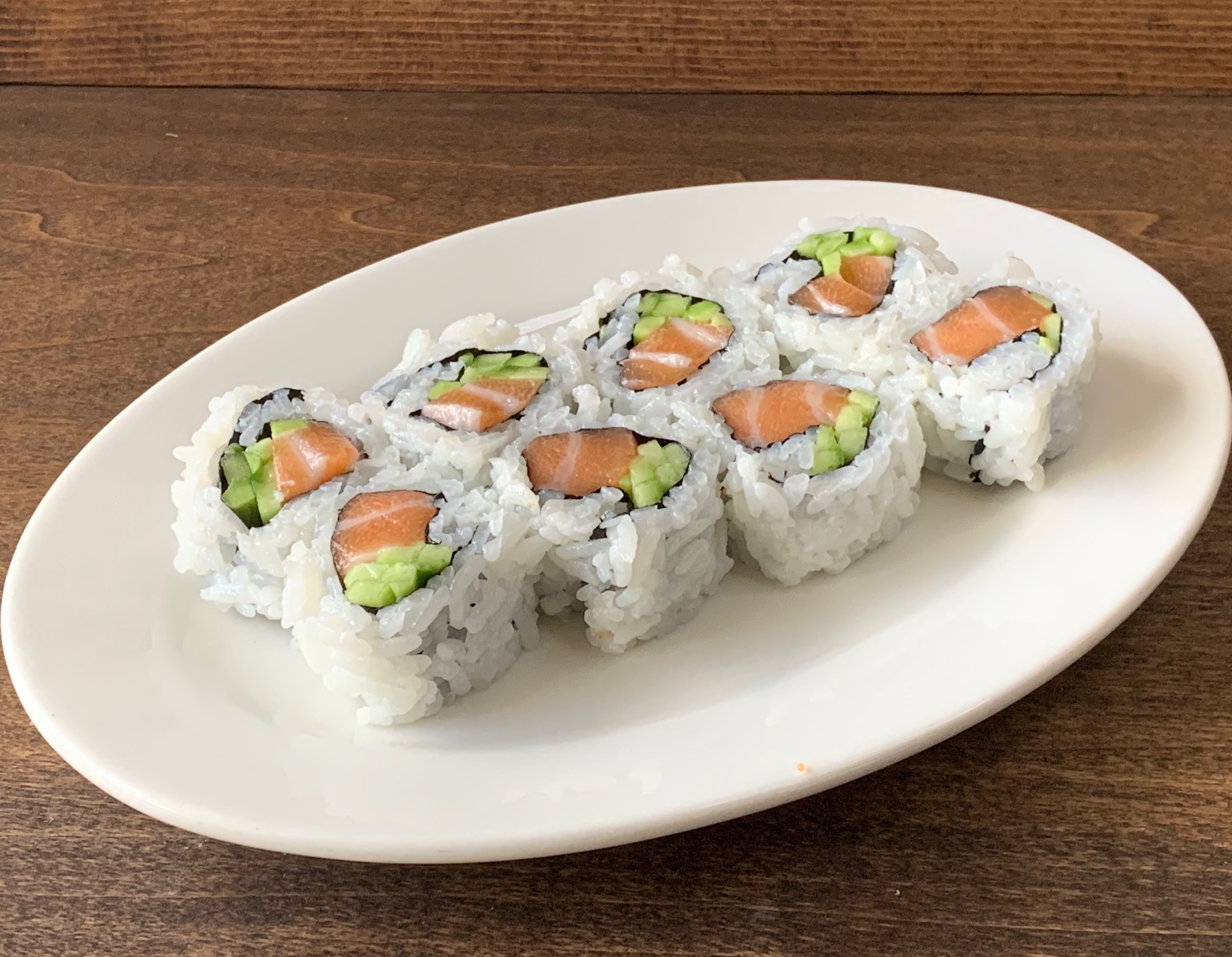 Order Salmon Roll - Cut food online from Minato Sushi store, Lake Forest on bringmethat.com