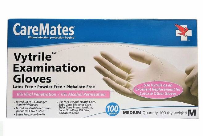 Order Vytrile Examination Gloves - 100 Gloves - M food online from East Cooper Family Pharmacy store, Mt Pleasant on bringmethat.com
