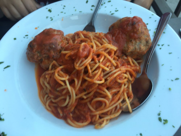 Order Spaghetti and Meatballs food online from Ulivo Restaurant store, San Diego on bringmethat.com