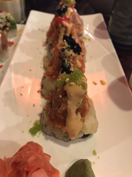 Order Volcano Roll food online from Omiya Sushi II store, Brooklyn on bringmethat.com