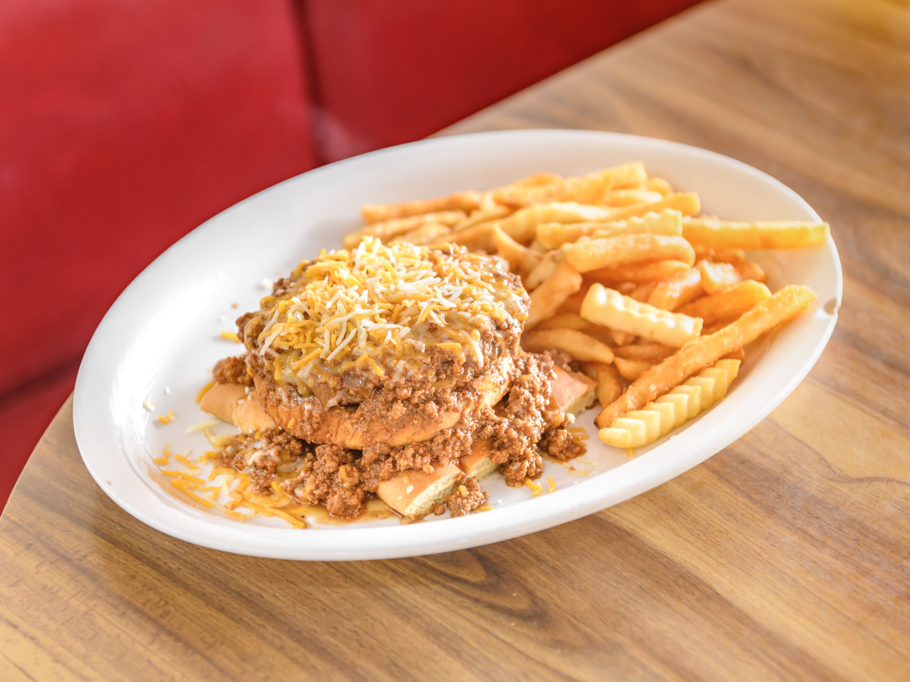 Order Chili Cheeseburger food online from Chelio's Diner store, Oklahoma City on bringmethat.com