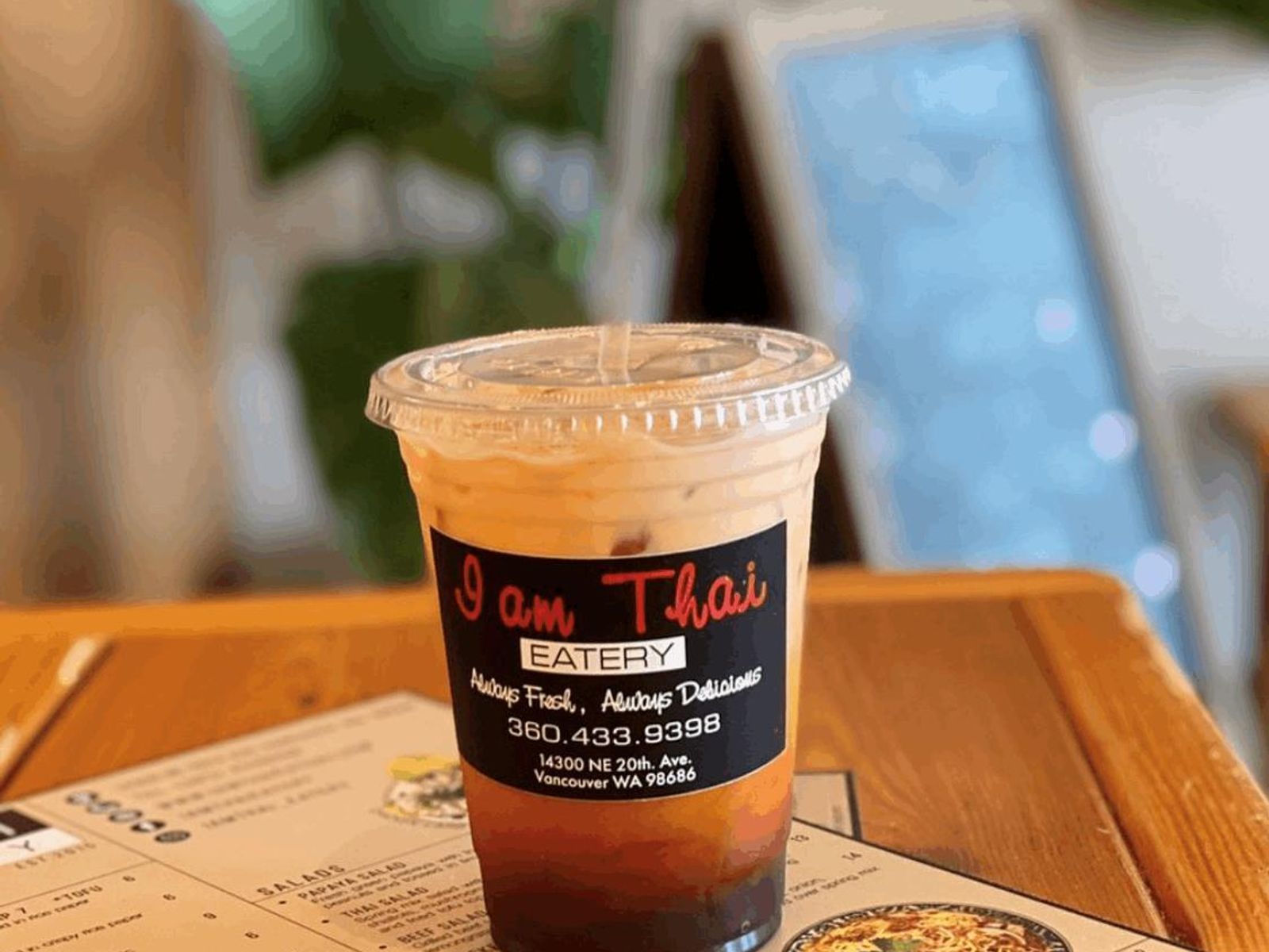 Order Thai Iced Tea food online from I Am Thai Eatery store, Vancouver on bringmethat.com