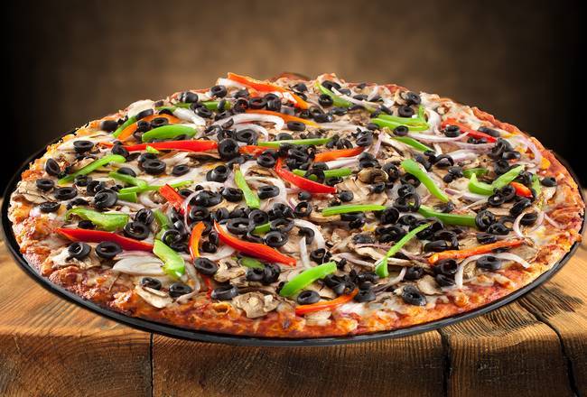 Order 16" Giant Garden Vegetarian Pizza(16 Slices) food online from Abby Legendary Pizza store, Yakima on bringmethat.com