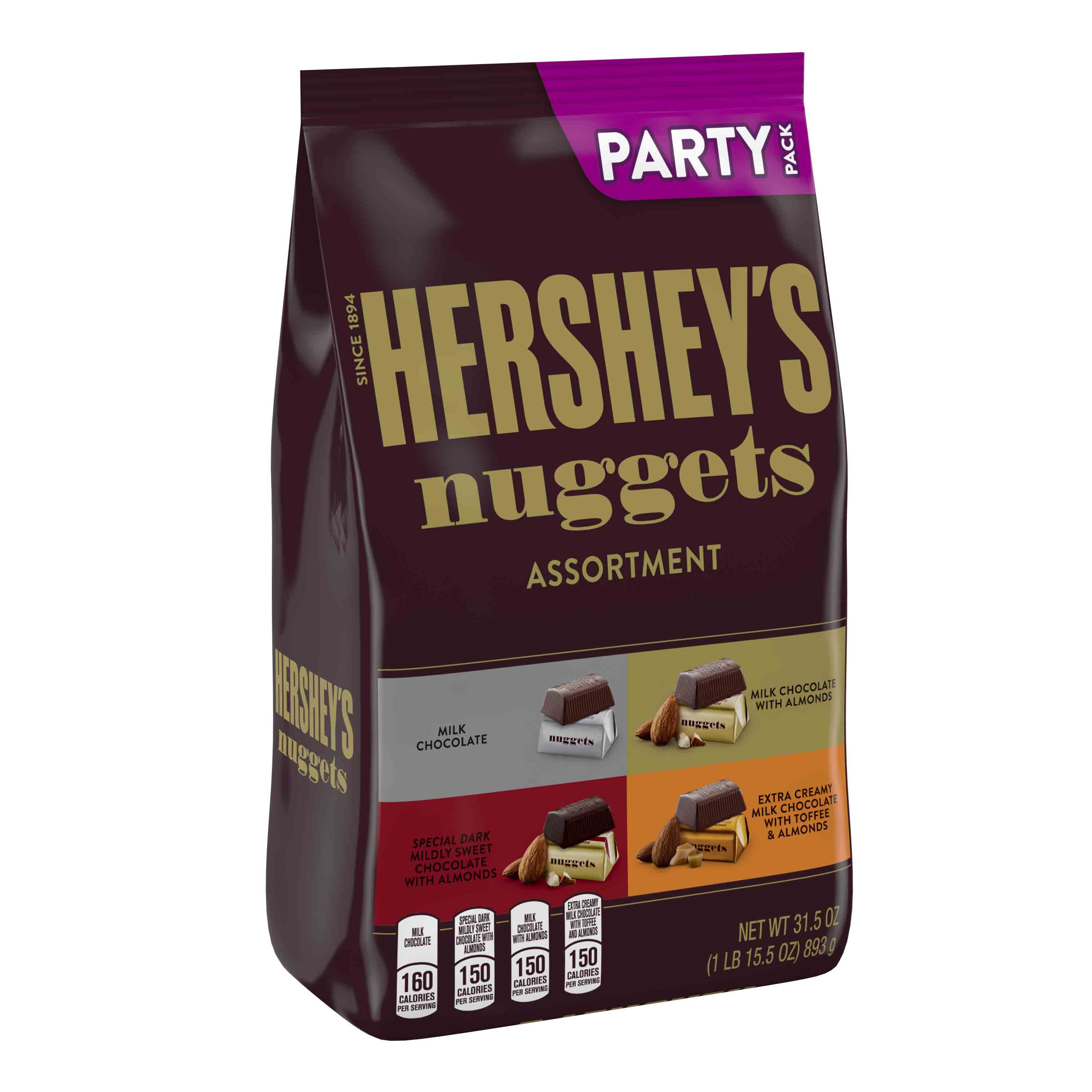 Order Hershey's Nuggets Chocolate Candy Assortment - 31.5 oz food online from Rite Aid store, MILLER PLACE on bringmethat.com