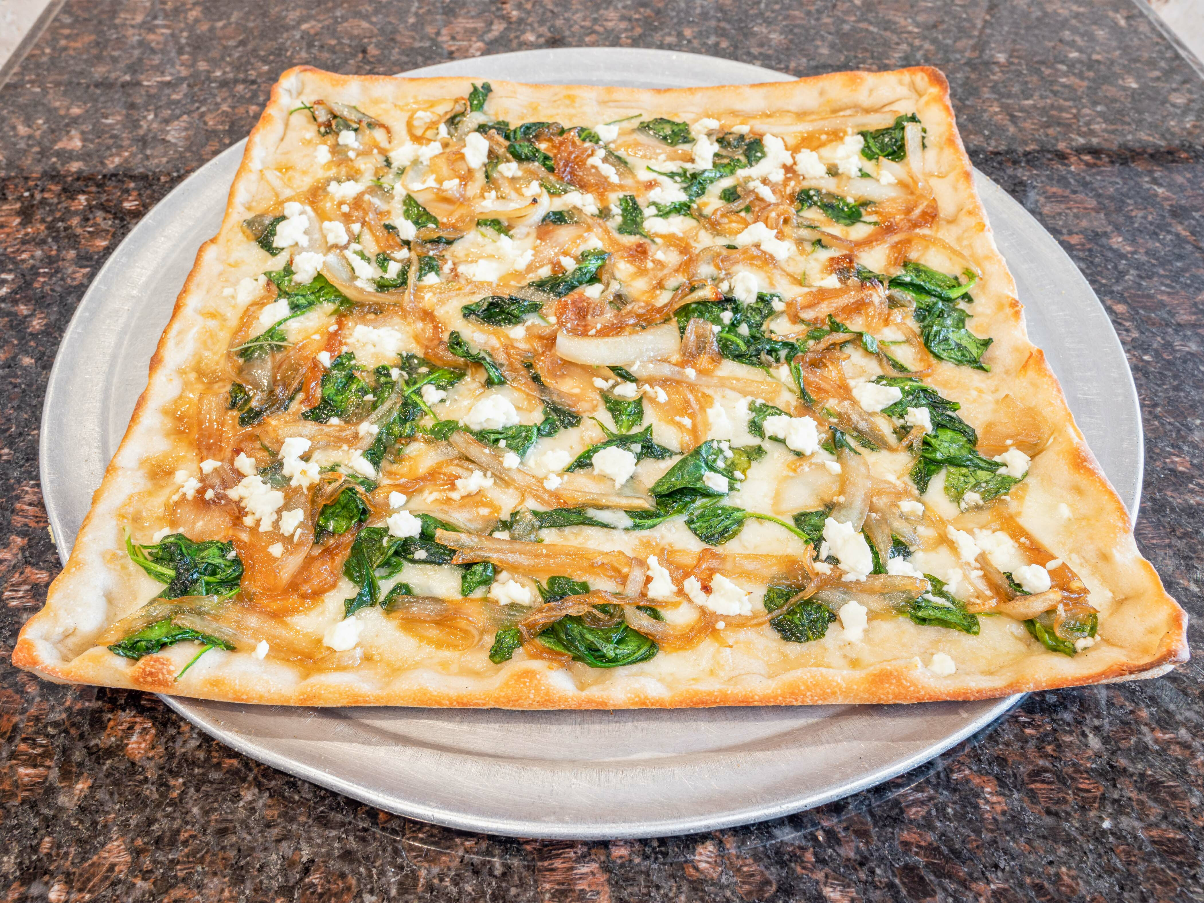 Order SPINACH ONION FETA!- NEW! food online from Prime Pizza Kitchen store, Staten Island on bringmethat.com