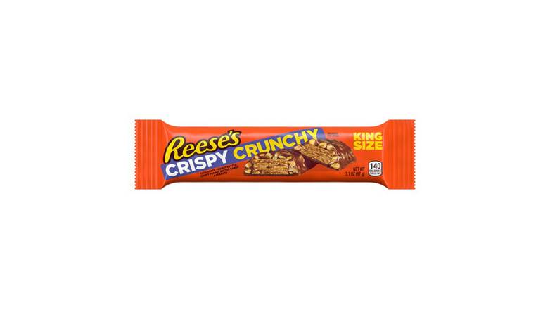 Order Reese'S Crispy Crunchy Chocolate, Peanut Butter, Candy And Peanuts King Size Candy food online from Trumbull Mobil store, Trumbull on bringmethat.com