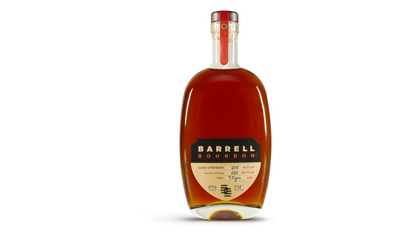 Order Barrell Whiskey Cask Strength Bourbon Whiskey Batch 015 9.5 Year 750mL food online from Liquor Palace store, Burbank on bringmethat.com