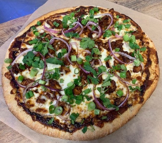 Order BBQ Chicken Pizza food online from Tower 15 Pizzeria store, Huntington Beach on bringmethat.com