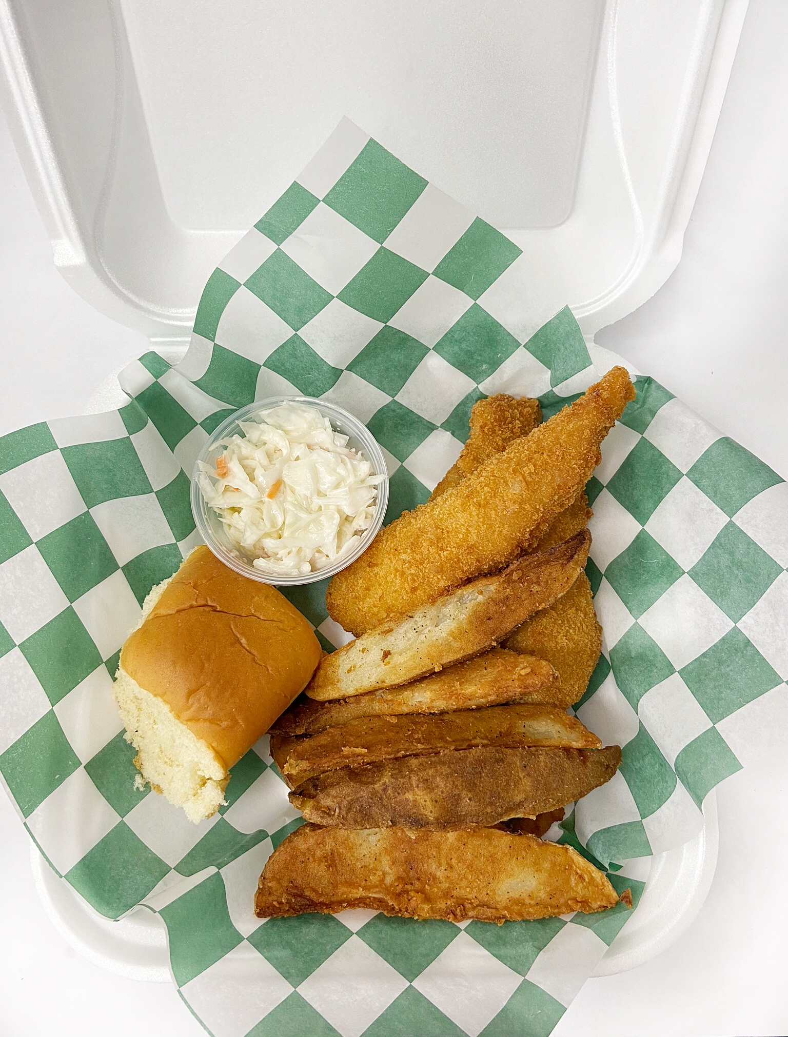 Order Perch Dinner food online from EZ GO Foodmart store, Painesville on bringmethat.com