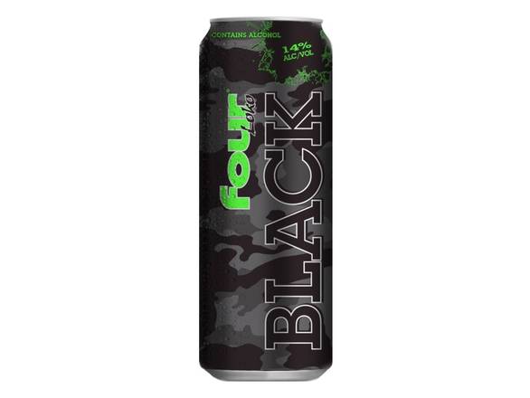 Order Four Loko Black - 24oz Can food online from S H Liquor Market store, Los Angeles on bringmethat.com