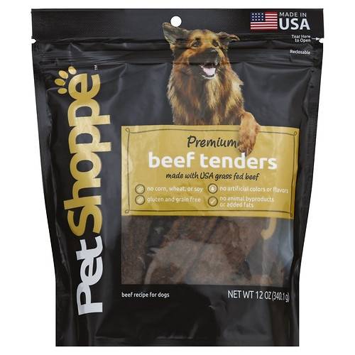 Order PetShoppe Premium Beef Tenders - 12.0 oz food online from Walgreens store, Rome on bringmethat.com