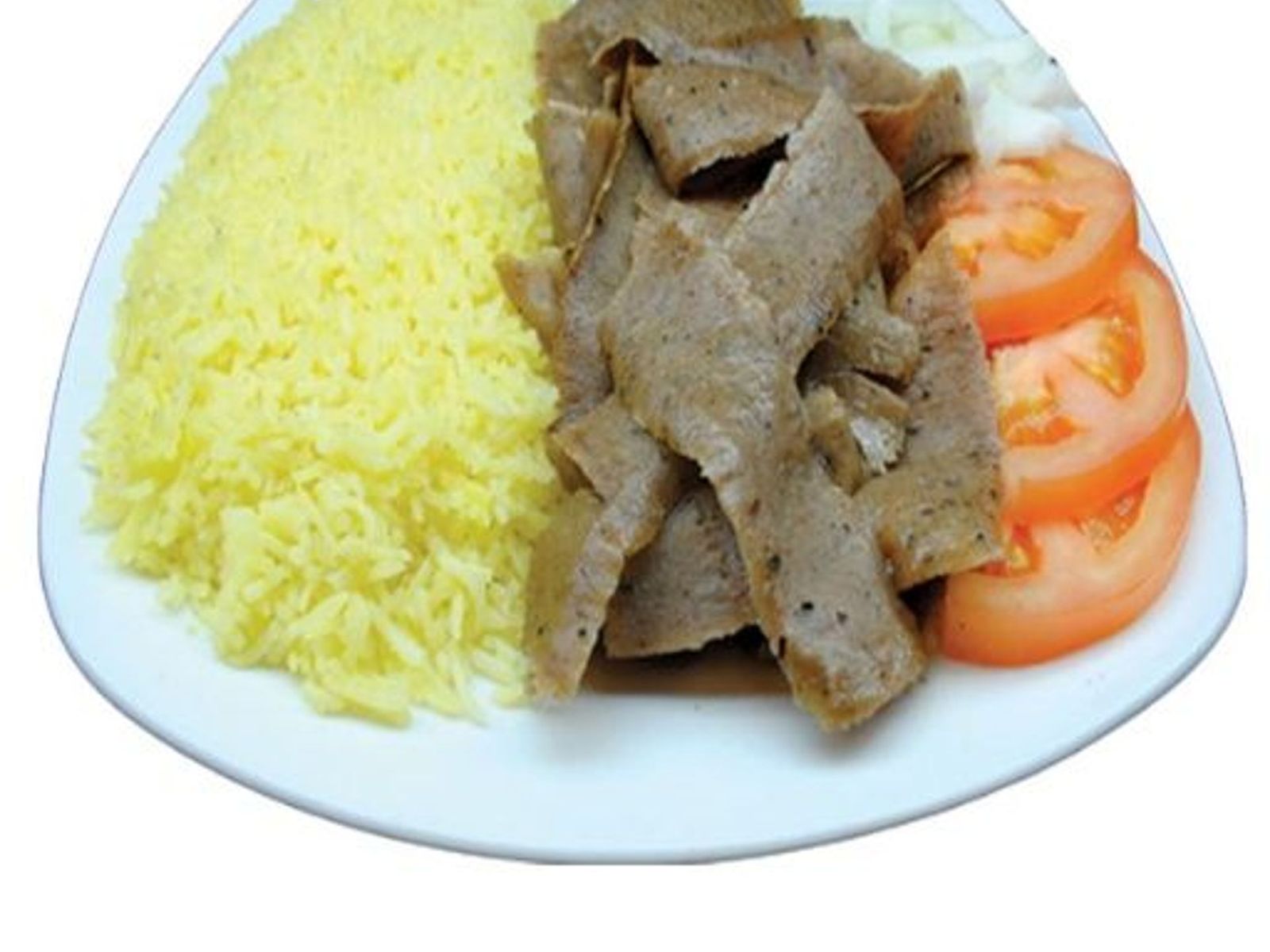 Order GYROS PLATE food online from Olives Mediterranean Grill store, Phoenix on bringmethat.com