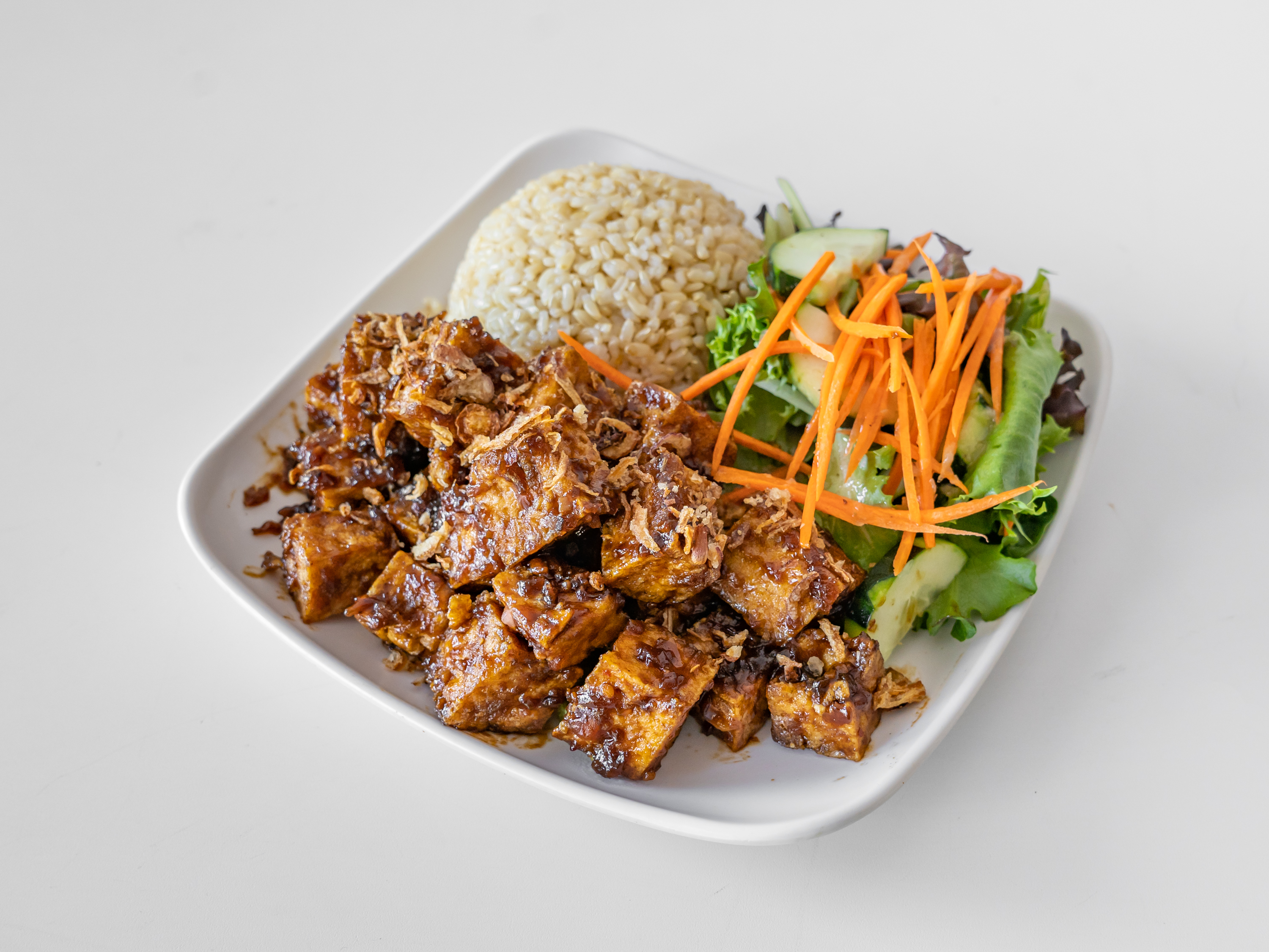 Order 14. Mongo Tofu  food online from Loving Hut Vegan Express store, San Diego on bringmethat.com