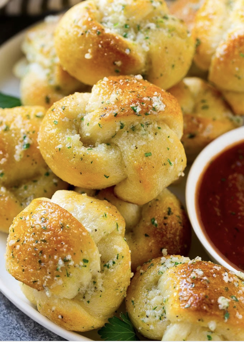 Order 12 Garlic Knots food online from Papa Lou Pizza store, Richmond on bringmethat.com