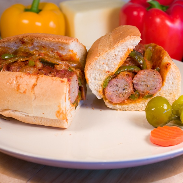 Order Sausage Sub food online from Ameci Pizza & Pasta store, Los Angeles on bringmethat.com