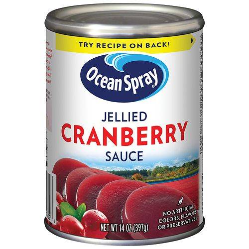 Order Ocean Spray Jellied Cranberry Sauce Cranberry - 14.0 oz food online from Walgreens store, Burlington on bringmethat.com