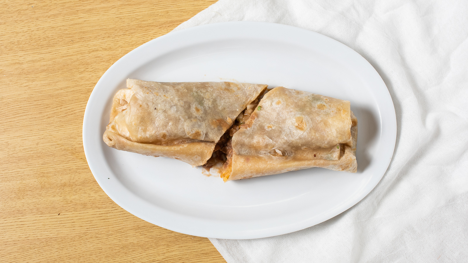 Order Rice, Beans and Cheese Burrito food online from Taqueria El Tapatio 7 store, Oxnard on bringmethat.com