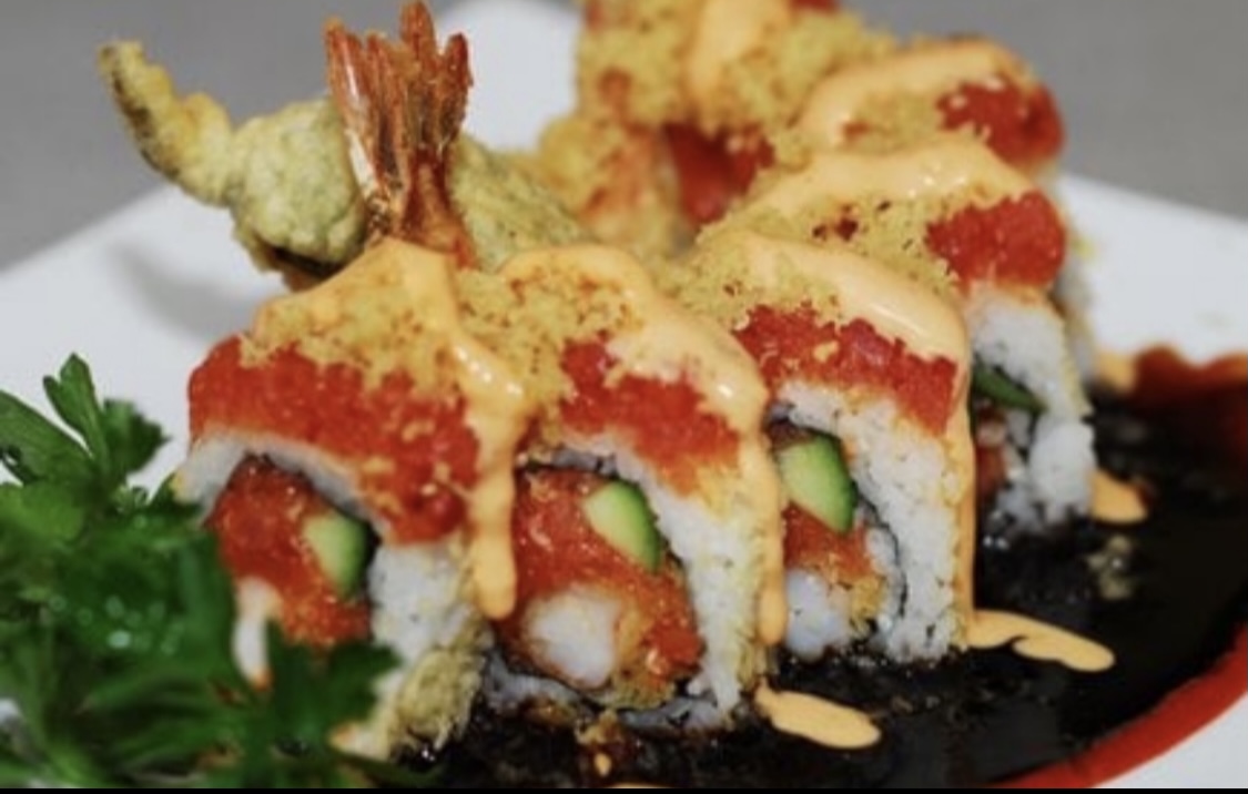 Order 25. Fire Cracker food online from Avocado Roll & Sushi store, Fullerton on bringmethat.com