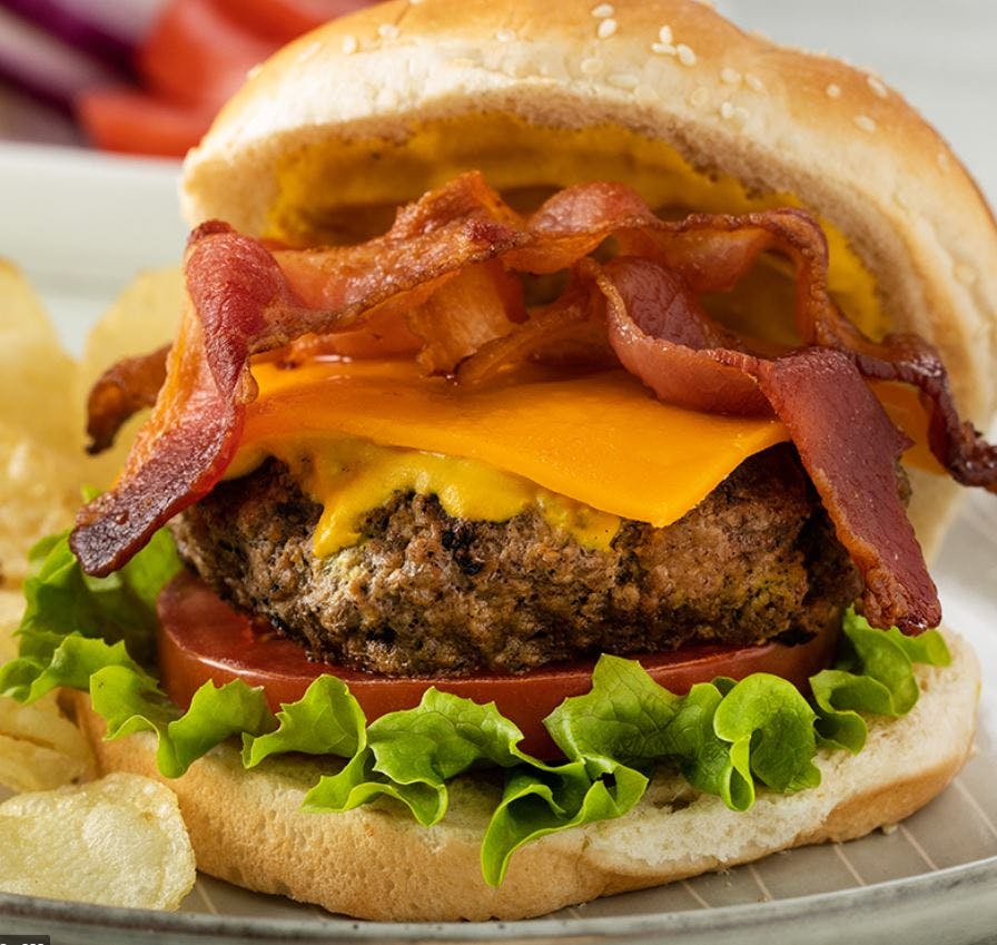Order Bacon Cheeseburger - Burger food online from Lunetta pizza store, New York on bringmethat.com