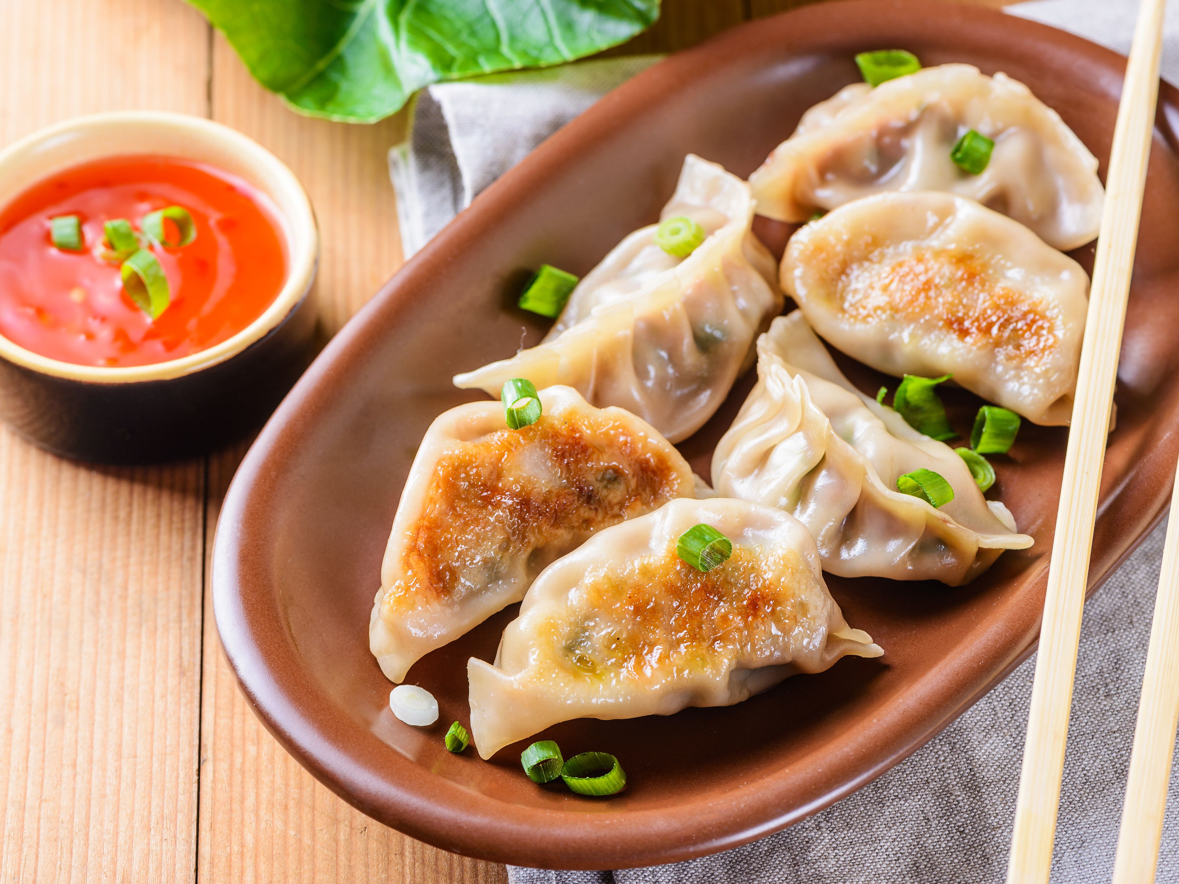 Order A6. Steamed Dumpling food online from China Jade store, Reisterstown on bringmethat.com