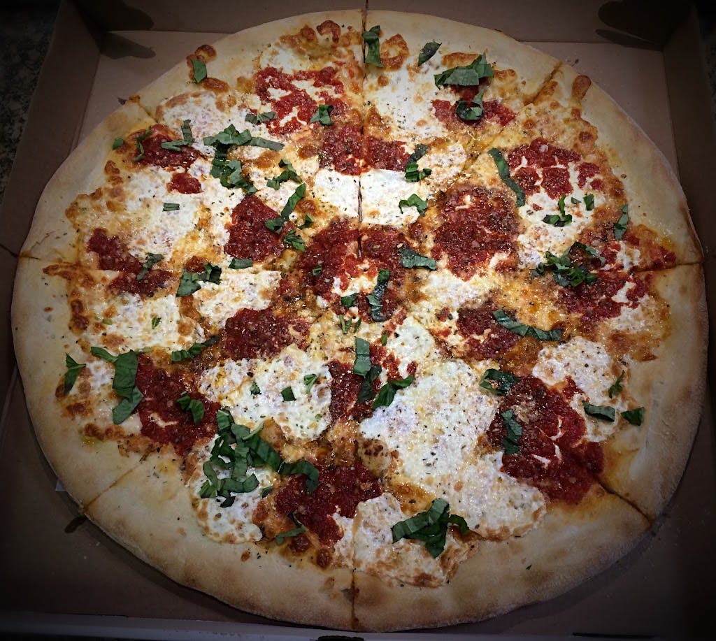 Order Margherita Pizza - Medium 16" food online from La Bona Pizza & Pasta store, Brooklyn on bringmethat.com