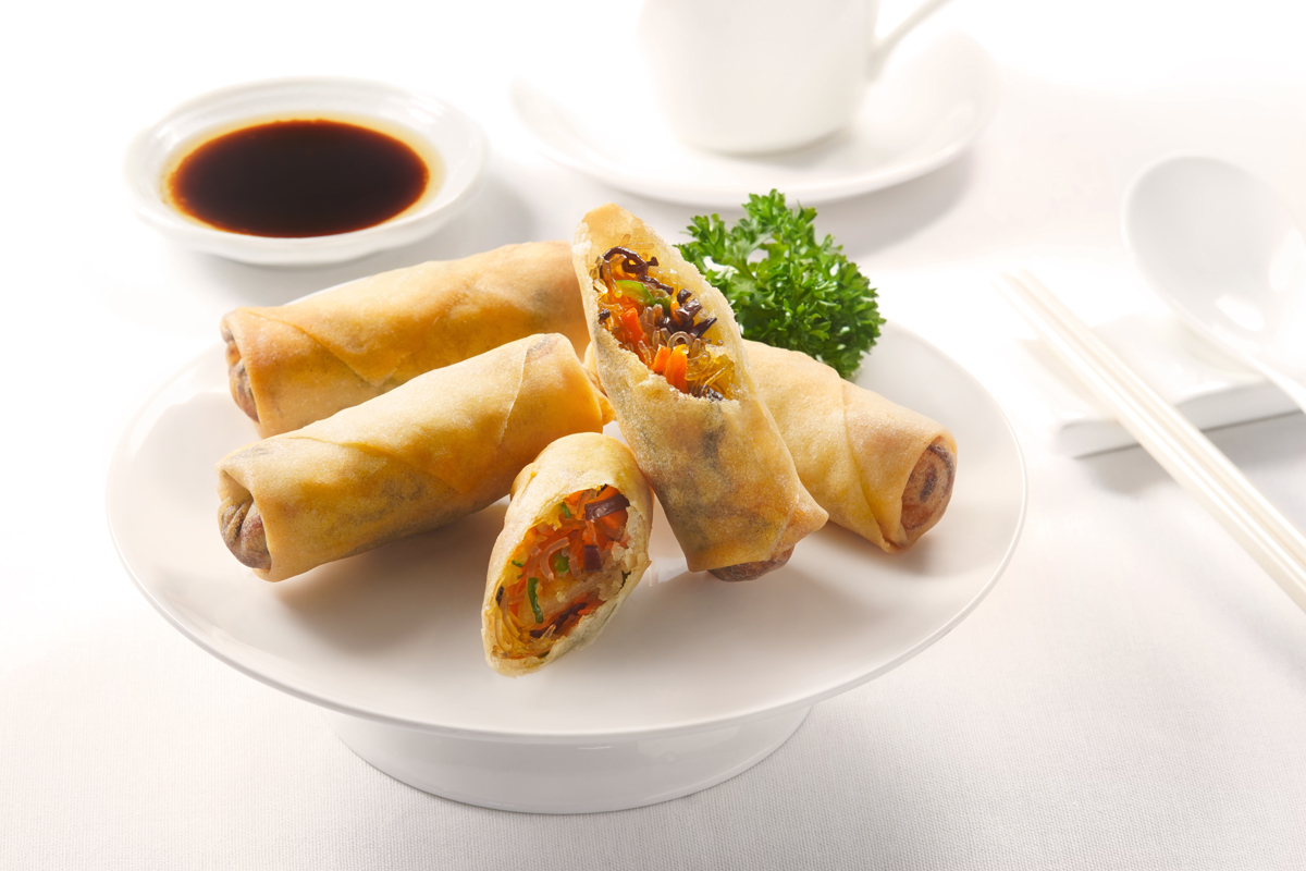 Order Fried Veggie Spring Roll food online from Macky Kitchen store, Richmond on bringmethat.com