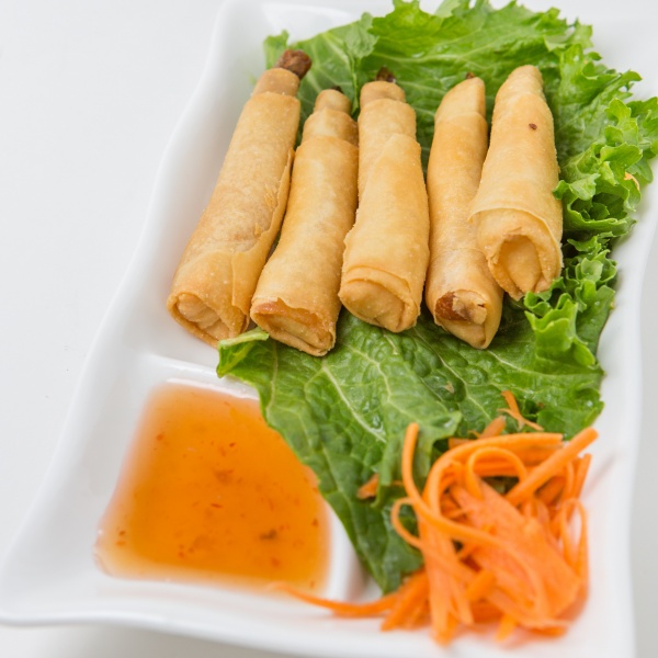 Order A3. Crispy Shrimp Spring Roll food online from Dokbua Thai Kitchen store, Brookline on bringmethat.com