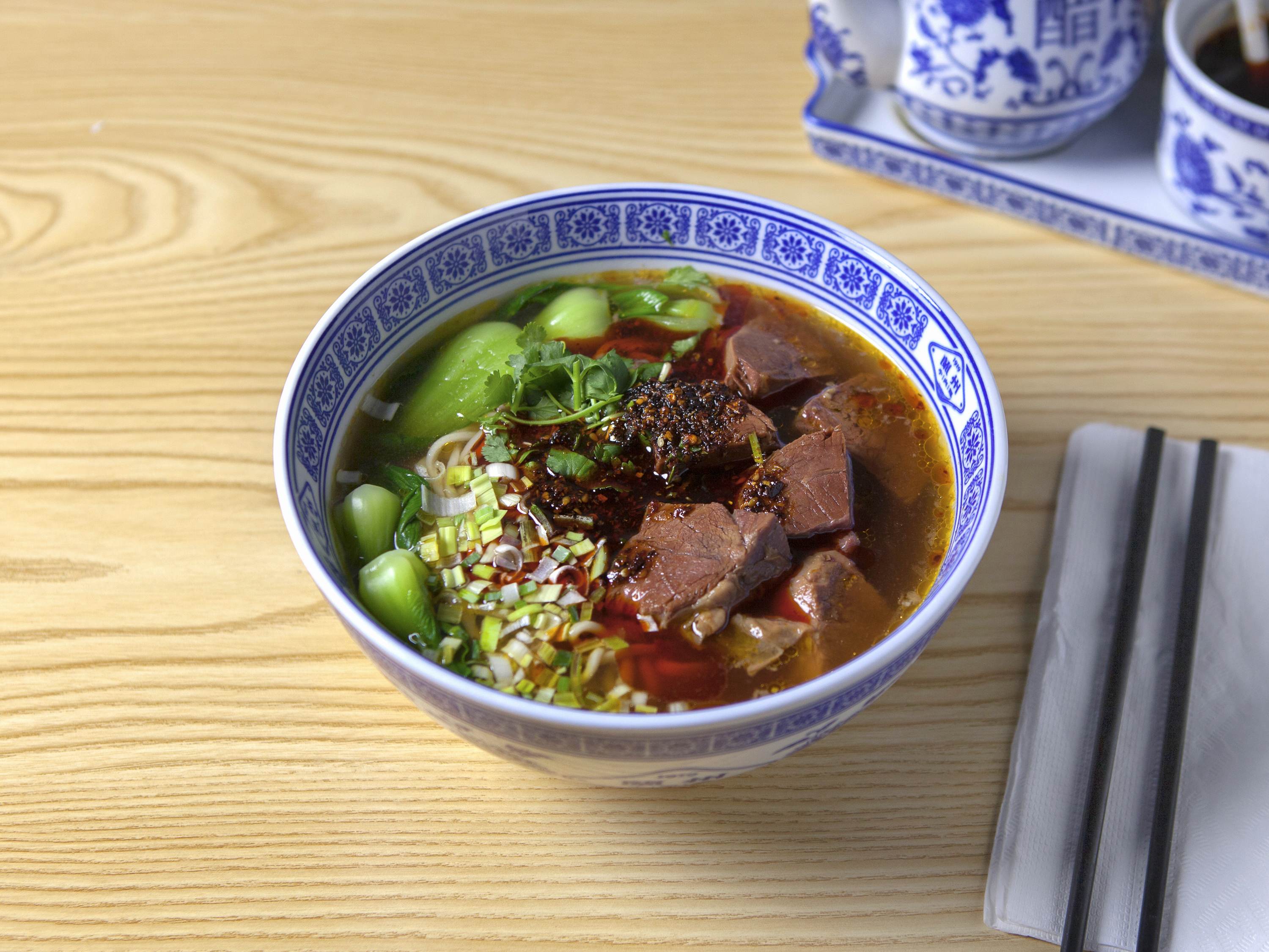 Order Braised Beef Noodle Soup food online from 1919 Lanzhou Beef Noodle store, Arcadia on bringmethat.com