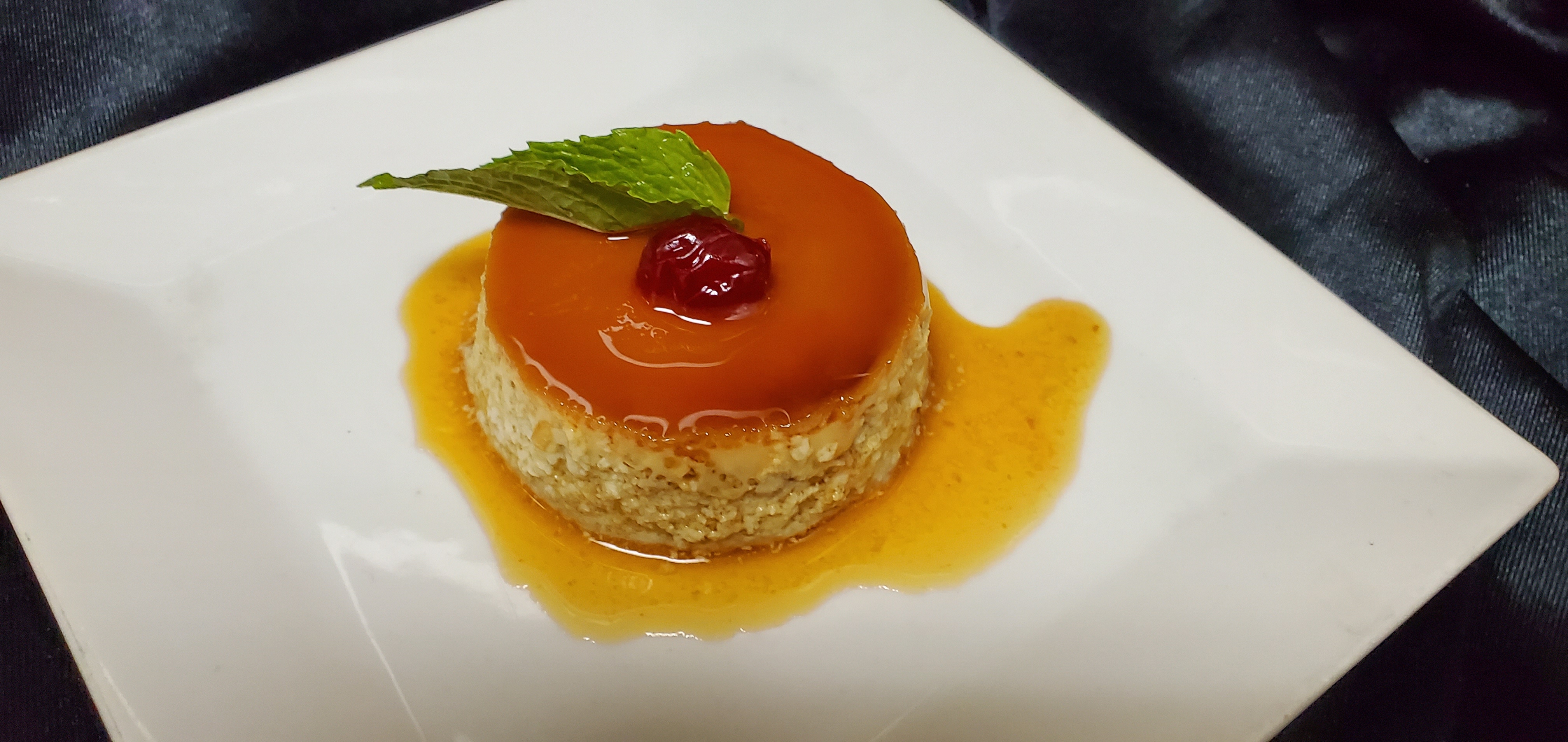 Order Coconut Flan food online from Spice Route store, Parsippany on bringmethat.com