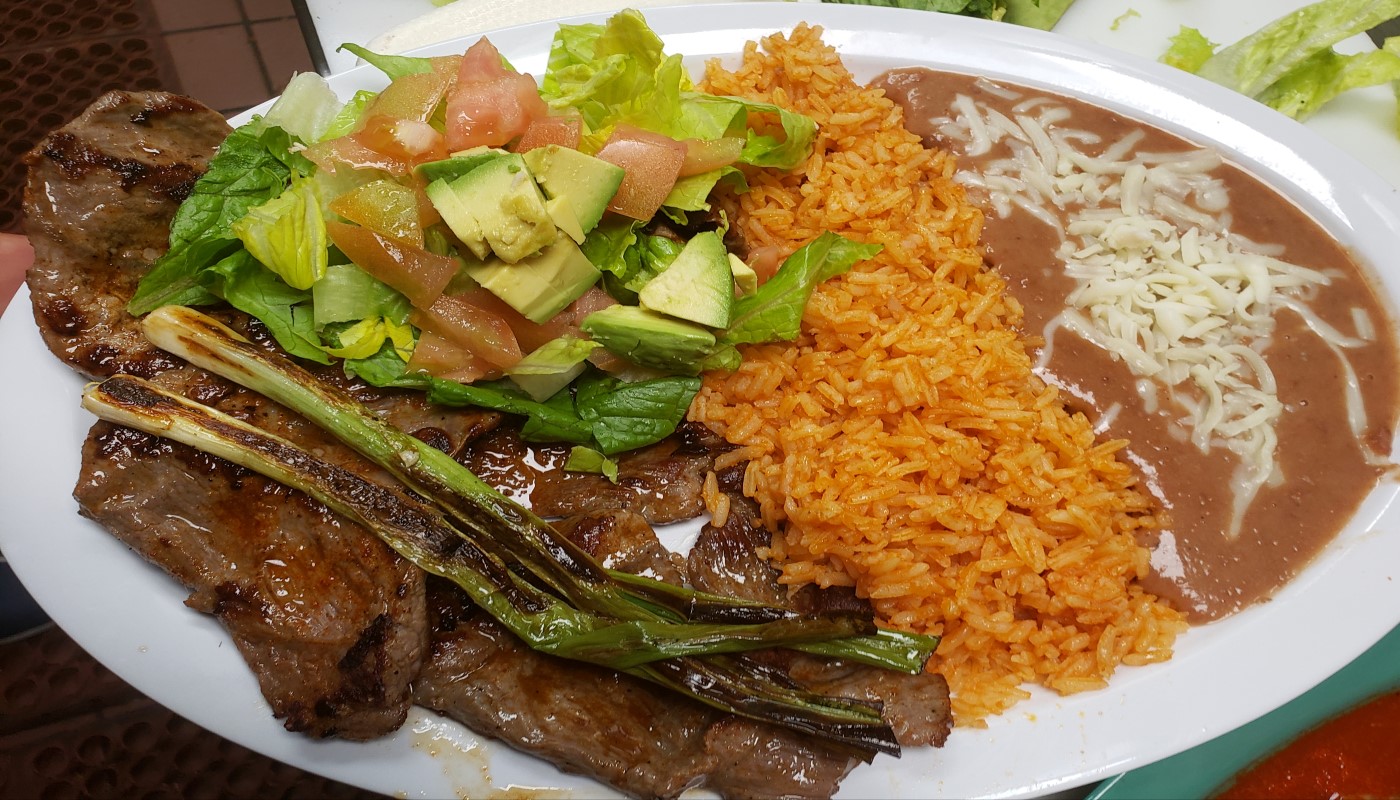 Order Carne Asada food online from Mamicons Mexican Restaurant store, Los Angeles on bringmethat.com