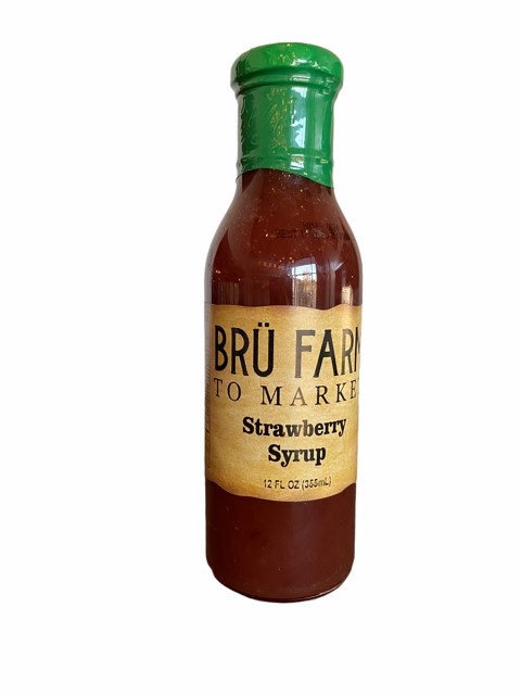 Order Strawberry Syrup (12oz) food online from Bru Grill & Market store, Lake Forest on bringmethat.com