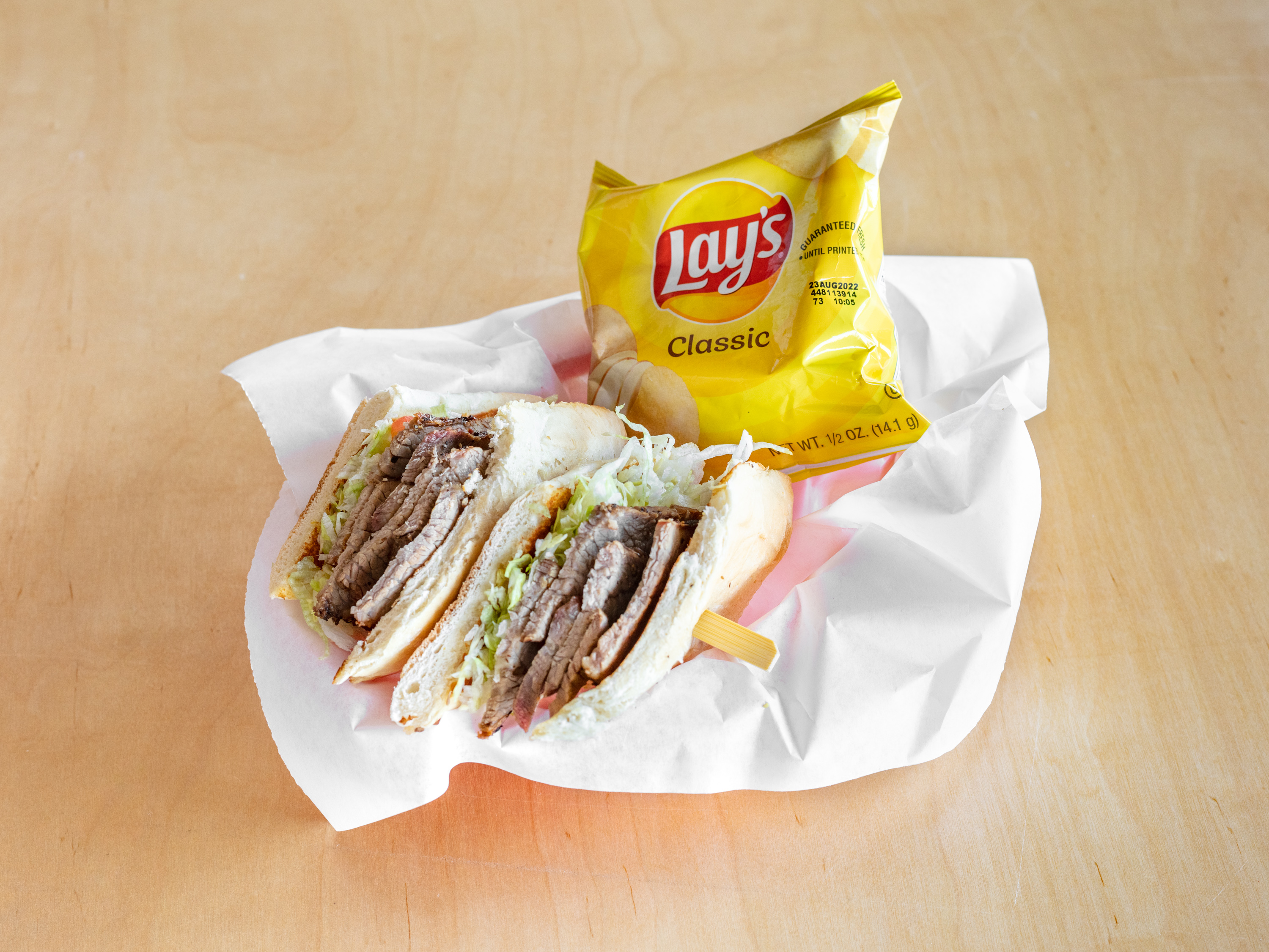 Order Tri Tip Beef Sandwich food online from Lutes' Casino store, Yuma on bringmethat.com
