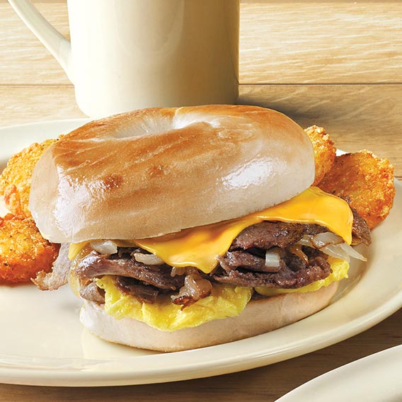 Order Steak, Egg and Cheese food online from Manhattan Bagel store, Freehold on bringmethat.com