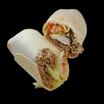 Order Grilled Steak Burrito food online from Francos Pizza & More store, Kenmore on bringmethat.com