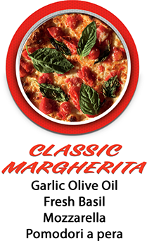 Order Margherita Pizza food online from Pza Pizzaria store, Lake Havasu City on bringmethat.com