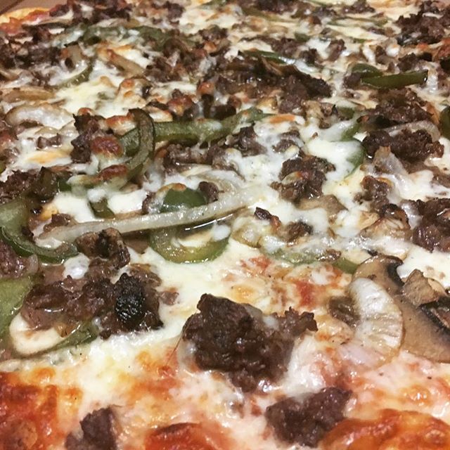 Order Philly Steak Specialty Pizza food online from Husky Pizza store, Coventry on bringmethat.com