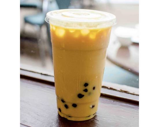 Order Mango Bubble  Tea food online from LALA CAFE store, Plattsburgh Town on bringmethat.com