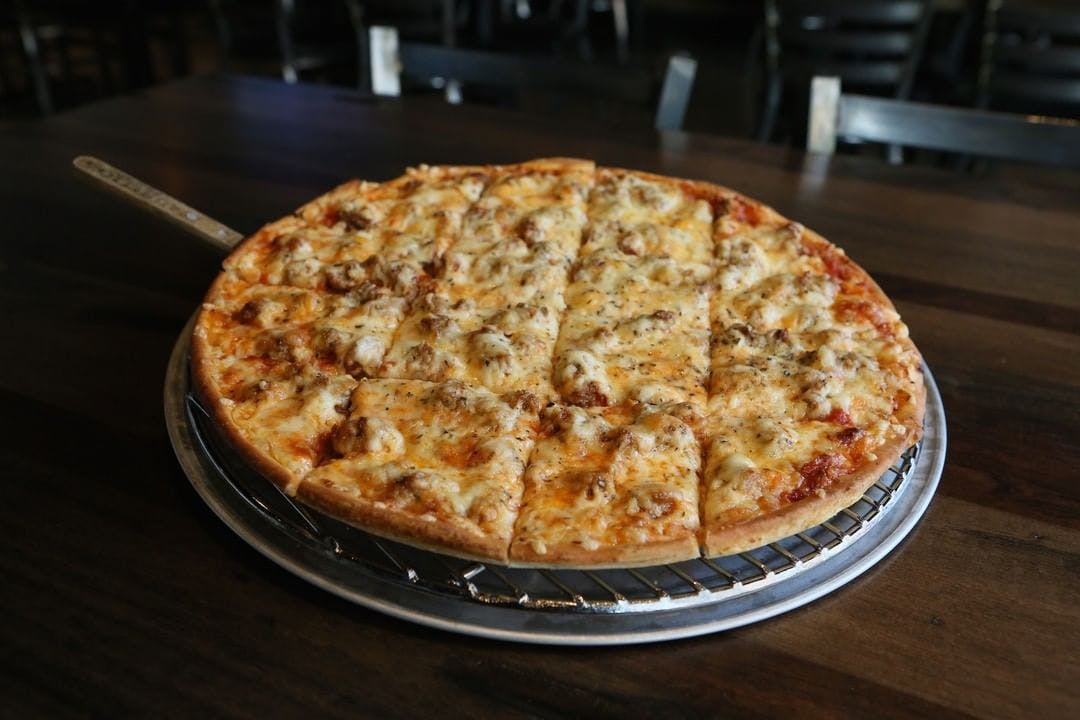 Order 1. Sausage Pizza - Lil 6" food online from Aurelio Pizza store, Fishers on bringmethat.com