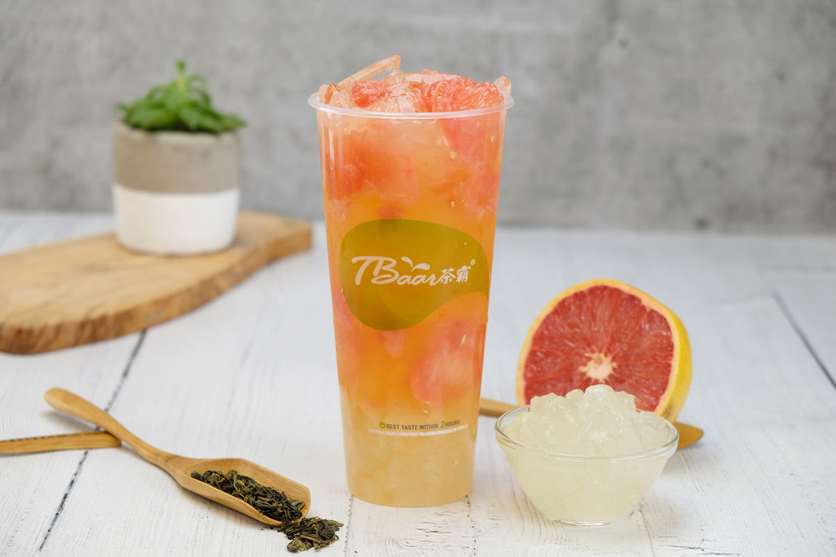 Order Aloe Grapefruit Tea 芦荟西柚茶 food online from Tbaar store, Quincy on bringmethat.com