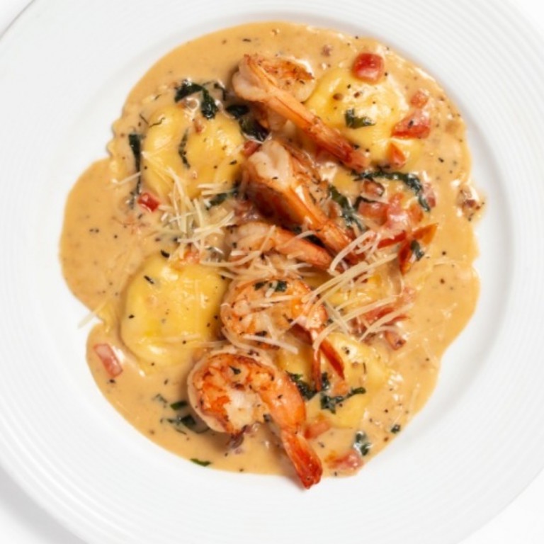 Order Shrimp Scampi with Cheese Ravioli food online from Horseless Carriage store, North Hills on bringmethat.com