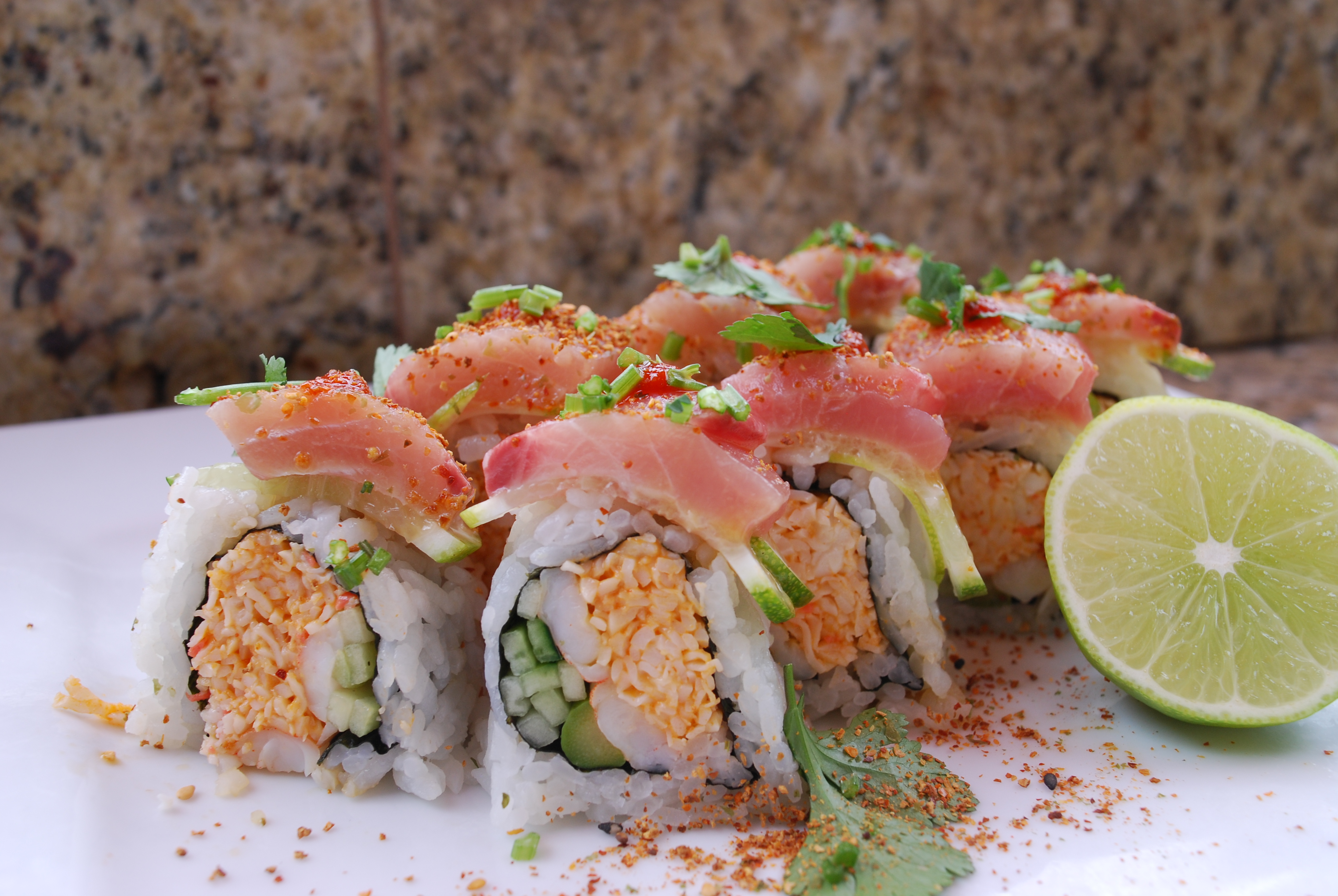 Order Special Mojito Sushi Roll food online from Gogo Japan store, Oceanside on bringmethat.com