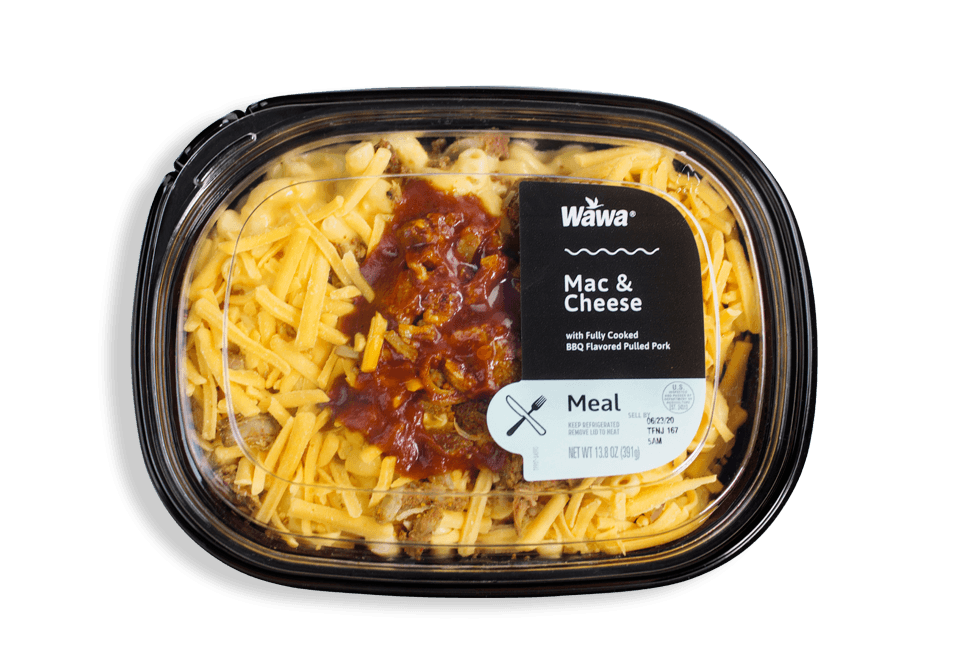Order Mac & Cheese with BBQ Flavored Pulled Pork Meal 13.8oz food online from Wawa 975 store, Gloucester Township on bringmethat.com