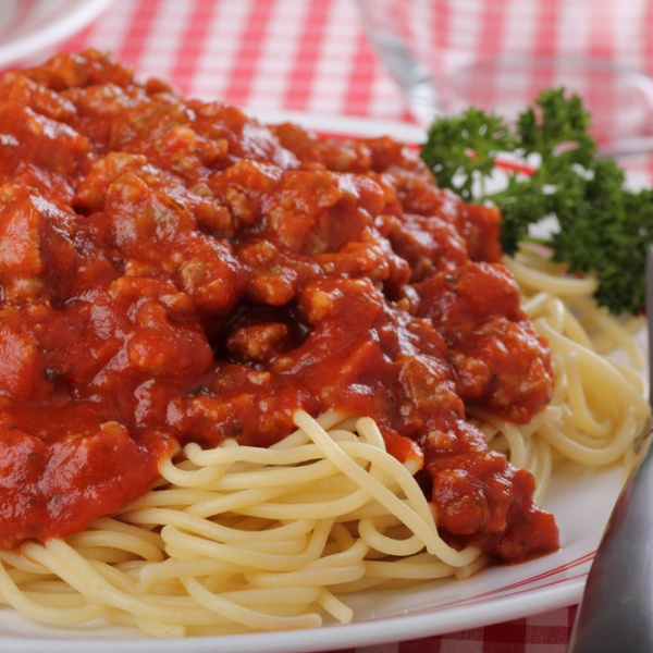 Order Pasta with Meat Sauce food online from Giovanni's store, Blauvelt on bringmethat.com