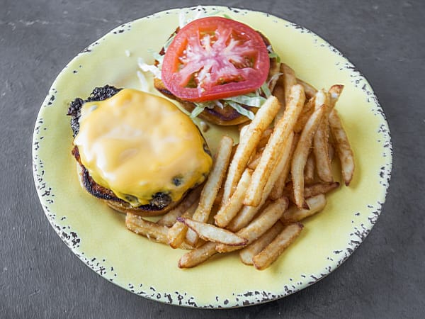 Order Cheesy Burger food online from Friends Cumming Grill store, Cumming on bringmethat.com