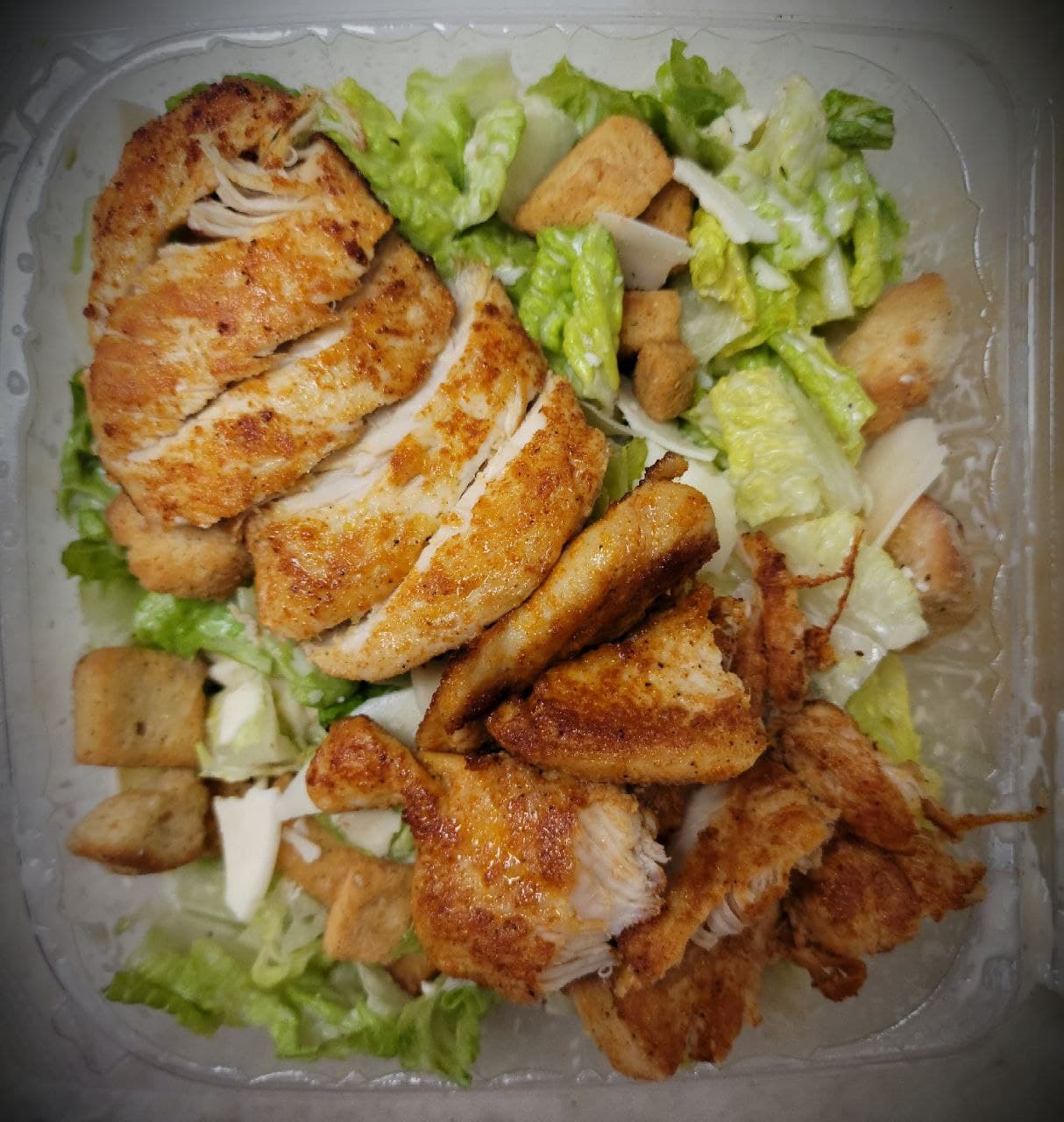 Order FRESH CAESAR SALAD with GRILLED CHICKEN food online from BAGELS N CREAM store, Robbinsville Township on bringmethat.com
